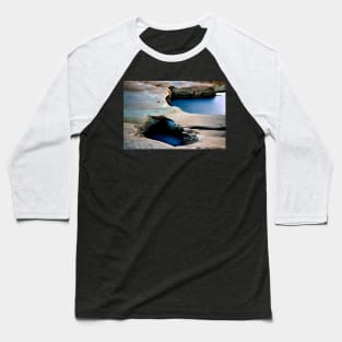 The natural bridge of Sarakiniko - Milos island Baseball T-Shirt